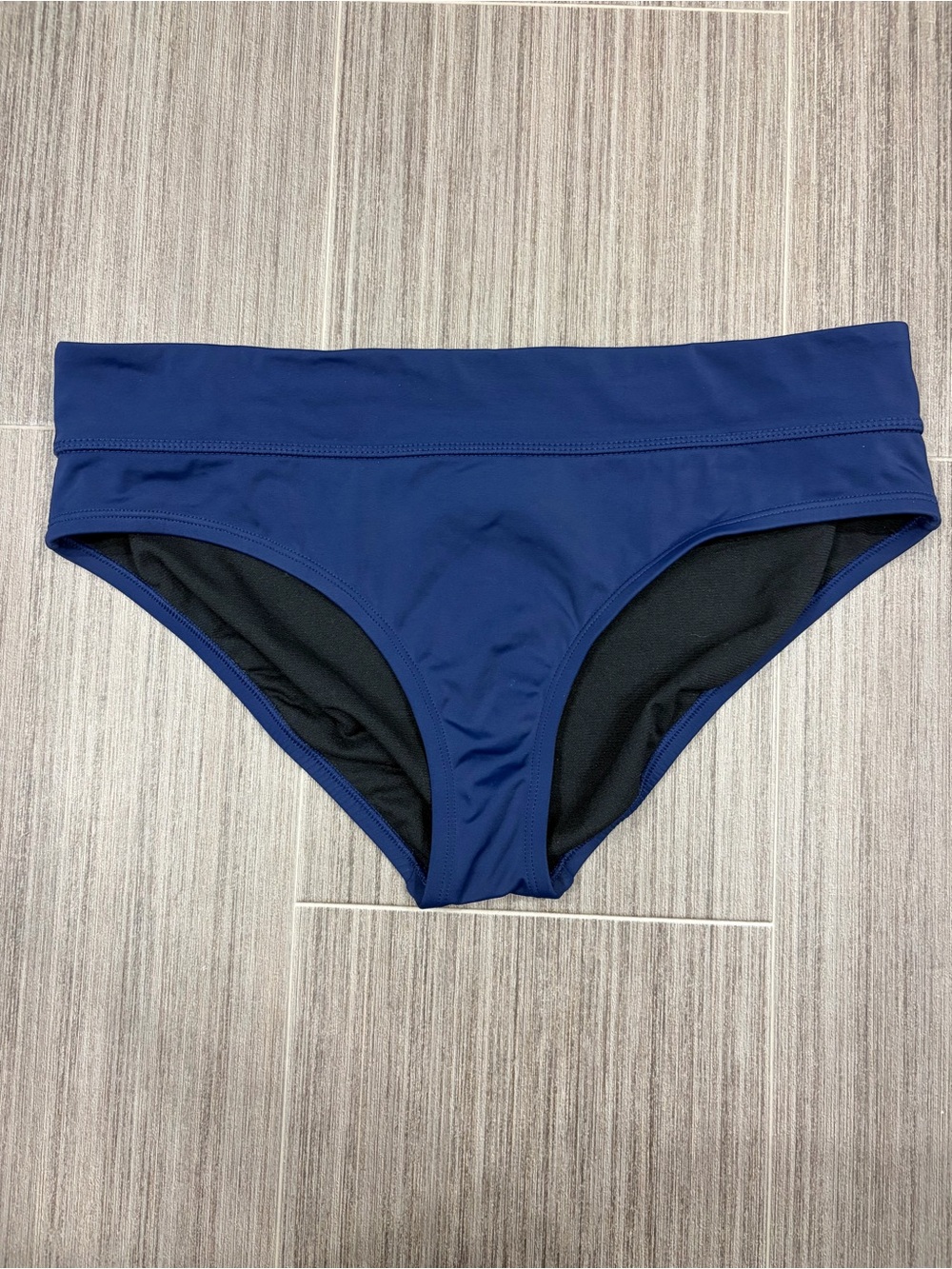 Navy Nike bikini bottoms